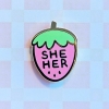 misomomo - Pronoun Strawberry Pin: She/Her cover image