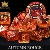 DND Dice: King of Crits—Autumn Rouge (11-Die Set) cover image