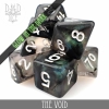 DND Dice: Acrylic 7-Die Set—The Void (Glow in the Dark) cover image