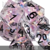 DND Dice: Resin 7-Die Set—Foiled Again Pink cover image