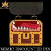 DND Dice: King of Crits Enamel Pin—Mimic Encounter cover image