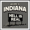 Harebrained! Art Print 9x9: Welcome to Indiana — Hell is Real cover image