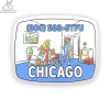 Harebrained! Sticker: STFU About Chicago (CARPET) cover image