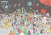 Where's Bowie? 500 Piece Jigsaw Puzzle: David Bowie in Outer Space cover image