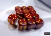 Chessex 16mm 12d6 Dice Block: Speckled Mercury/Yellow cover image