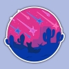 Noellita Bonita Sticker: Pride Snapshot - Bisexual Desert cover image