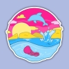 Noellita Bonita Sticker: Pride Snapshot - Pansexual Beach cover image