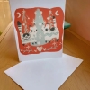 Bunny Dee Greeting Card: Holiday Cat Pals cover image