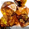 DND Dice: Resin 7-Die Set—Color Spray: Amber cover image