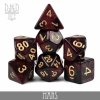 DND Dice: Acrylic 7-Die Set—Mars Galaxy cover image