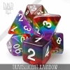 DND Dice: Resin 7-Die Set—Translucent Rainbow cover image
