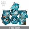 DND Dice: Resin 7-Die Set—White Water (Liquid Core) cover image