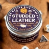Game Master Dice Gaming Candle: Studded Leather (8 oz) cover image