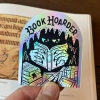 Rather Keen sticker: Book Hoarder cover image