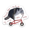 BoyPilot Goods Sticker: Raccoon on Bike cover image