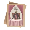 Cryptic Paper Co. Greeting Card: I Love You For Your Brain cover image