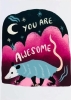 Bunny Dee Art Print 5x7: You Are Awesome cover image