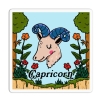 Girls Printing House Sticker: Zodiac Sign — Capricorn cover image