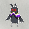 Salt Birch Sticker: Mothman Eating His Own Sweater — Nonbinary cover image