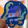 Odd Hare Goods Sticker: Baba Yaga Hut cover image