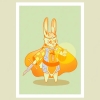 Odd Hare Goods Art Print 5x7: Rabbit Paladin cover image