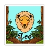 Girls Printing House Sticker: Zodiac Sign — Leo cover image