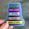 AbstractbyRabrams Sticker: Support Your Local Indie Bookstore cover image