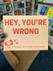 Strong Feelings Press Political Postcard: Hey, You're Wrong cover image