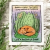 Shapelessflame Art Print 8x10: Precious Lil Scamp Sleeping Fox cover image