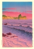 Rock Paper Scissors Wall Art 8x10: Kawase Hasui — Morning Sea at Bikuni in Shiribeshi Province cover image