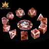 DND Dice: King of Crits 11-Die Set (Resin) — Cafe Latte cover image