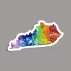 AbstractbyRabrams State Sticker: Kentucky (Rainbow) cover image