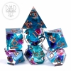 DND Dice: 7-Die Set (Resin) — Autumn Sanctuary, Handmade cover image