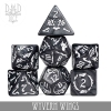 DND Dice: 7-Die Set (Acrylic) — Wyvern Wings cover image