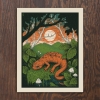 Logan Schmitt Art Print 11x14: Red Eft Sunset cover image
