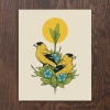 Logan Schmitt Art Print 8x10: Goldfinches cover image