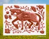 Altargokart Risograph 5x7: Carved Horse cover image