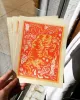 Altargokart Risograph 5x7: Year of the Tiger Wood Burning Red and Yellow cover image