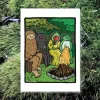 Shapelessflame Art Print 5x7: BFF Cryptids S'mores Campfire cover image