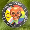 Octopuss Design Sticker: Exist Out of Spite (Rainbow) cover image