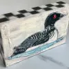 JC Artist Studio Wood Block 5x3: Loon Bird in Water cover image