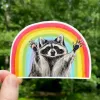 Allison Stoiser Sticker: Rainbow Raccoon cover image