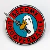 Strike Gently Enamel Pin: Become Ungovernable cover image
