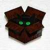 Strike Gently Enamel Pin: Box Cat cover image