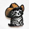 Strike Gently Enamel Pin: Howdy Kitty cover image
