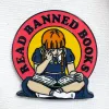 Strike Gently Enamel Pin: Read Banned Books cover image