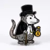 Strike Gently Enamel Pin: Rich Possum cover image