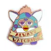 Kitty with a Cupcake Enamel Pin: Always Watching cover image