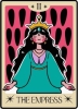 Girls Printing House Sticker: Tarot Card — The Empress cover image
