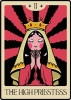 Girls Printing House Sticker: Tarot Card — The High Priestess cover image